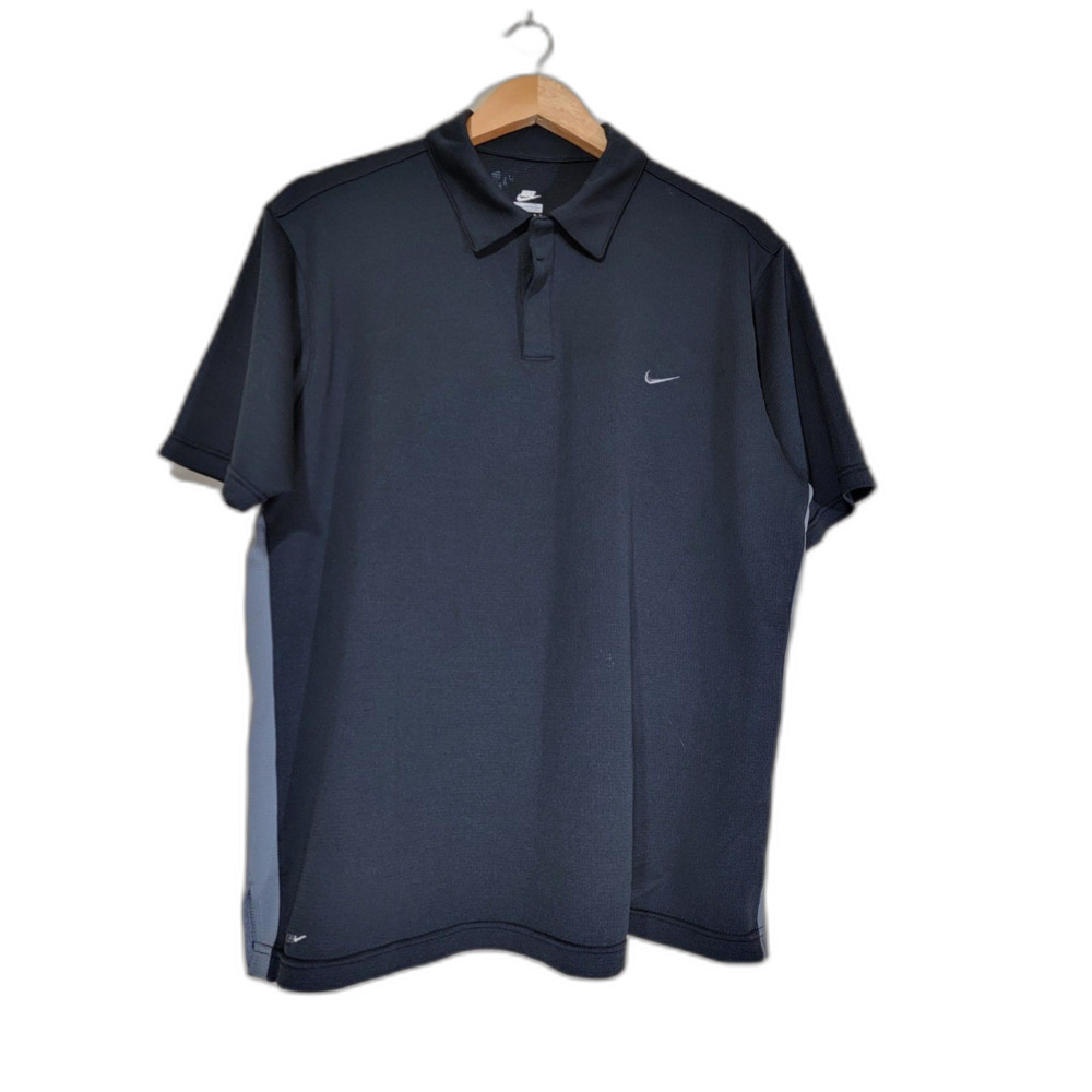 Nike Men's Black Polo Shirt - Large